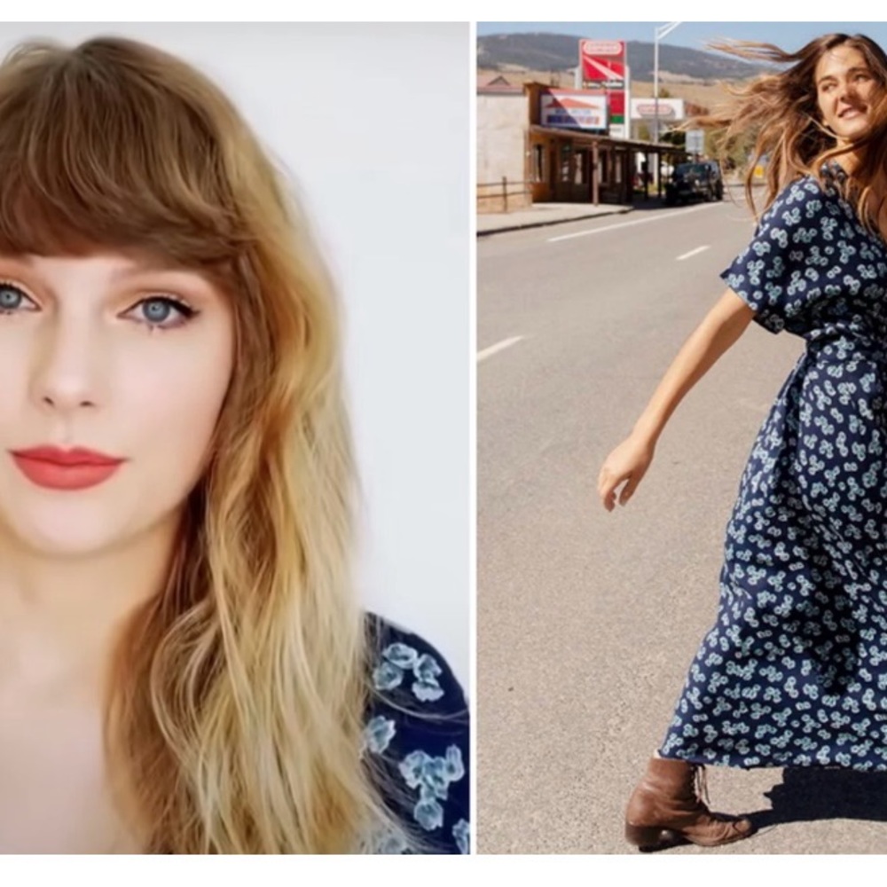 Christy Dawn Lottie Navy Floral Maxi Dress